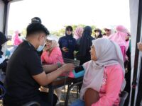 Senam dan Pemeriksaan Kesehatan Meriahkan Kegiatan Kolaboratif Tiga Organisasi Perempuan di Makassar