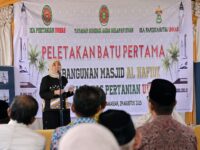 Peletakan Batu Pertama Masjid Al-Hafidz, Aliyah Mustika Ilham Apresiasi Kiprah Alumni Pertanian Unhas
