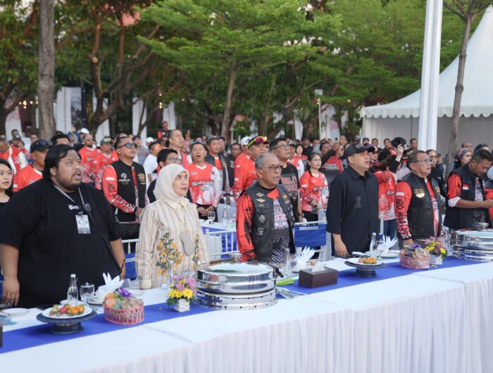Munafri-Aliyah Jamu Makan Malam Peserta Bikers Movement 2025 di Anjungan Pantai Losari