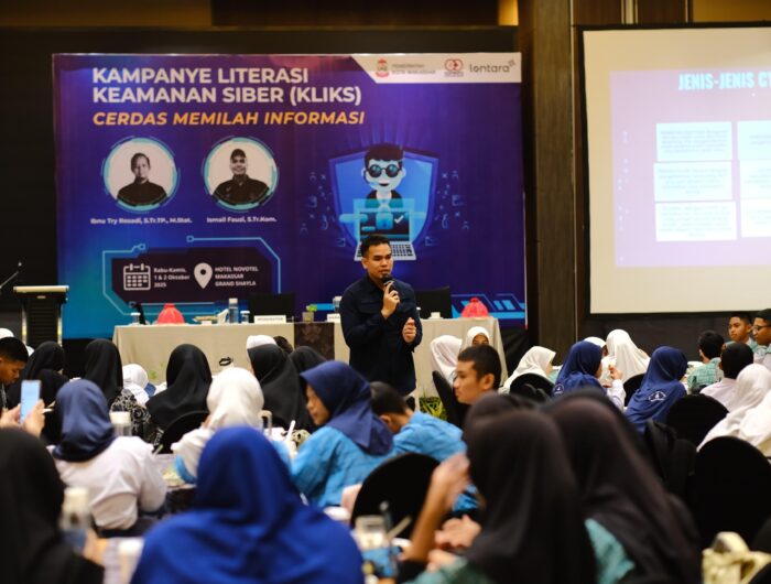 Diskominfo Makassar Gelar Kampanye Literasi Keamanan Siber untuk Pelajar SMP